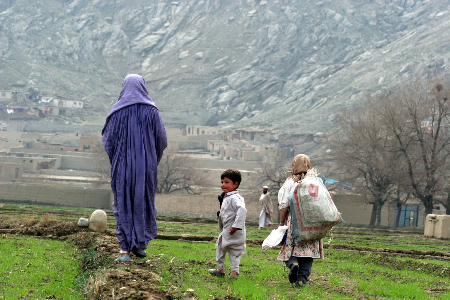 Rural Afghanistan landscape