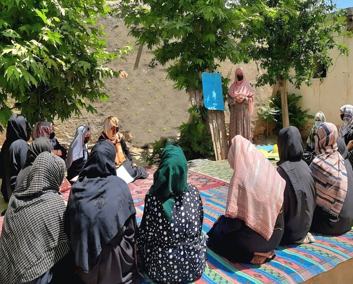 Community learning session about climate action